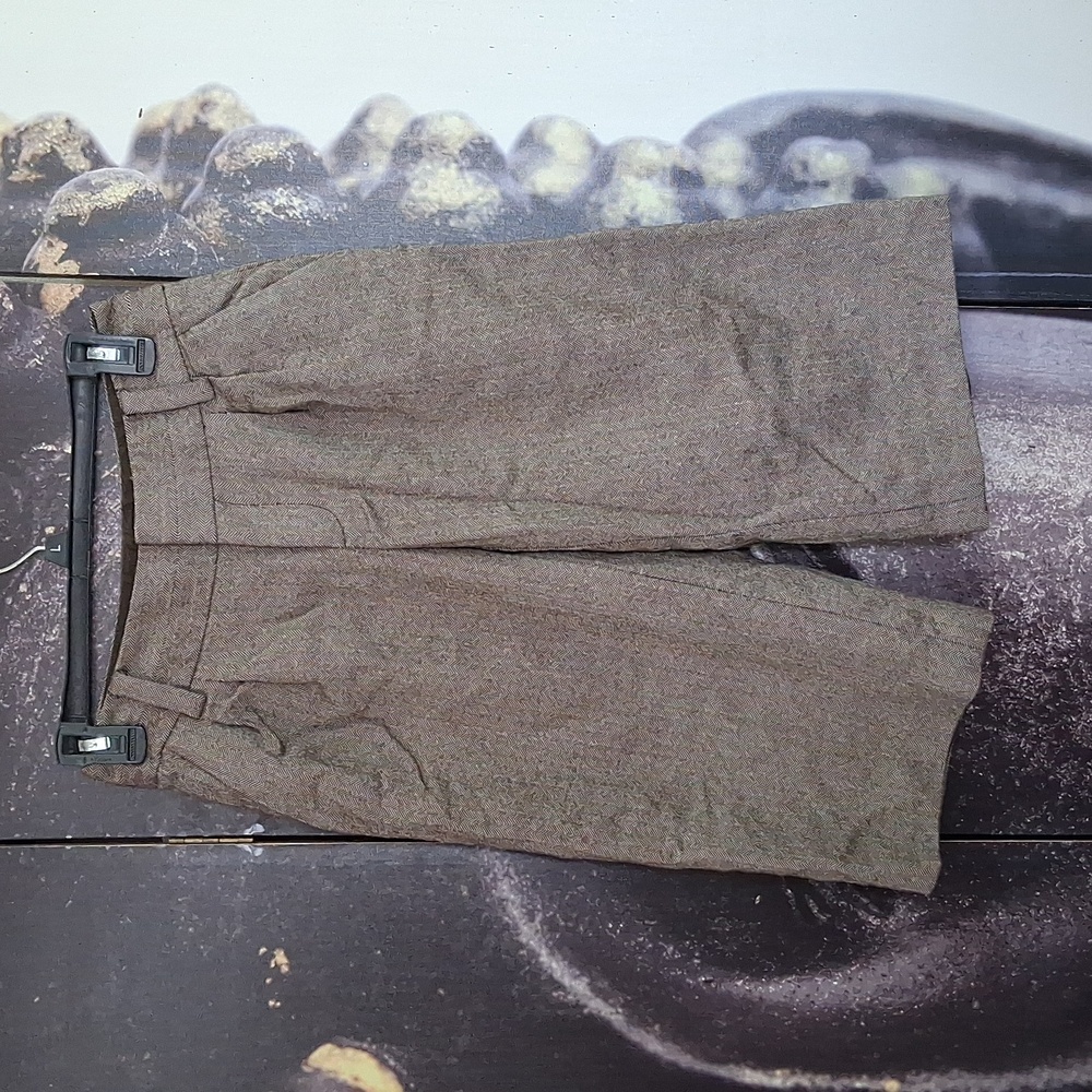 Banana Republic Navy Label Martin Fit Shorts - Brown Fabric Size 0
